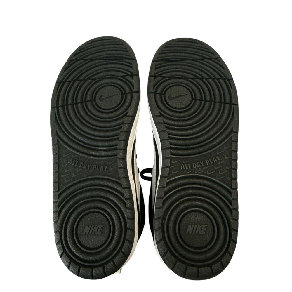 Big Kid's Nike Court Borough Mid 2 (GS) Black/White CD7782 010 Youth 7 - Picture 7 of 8
